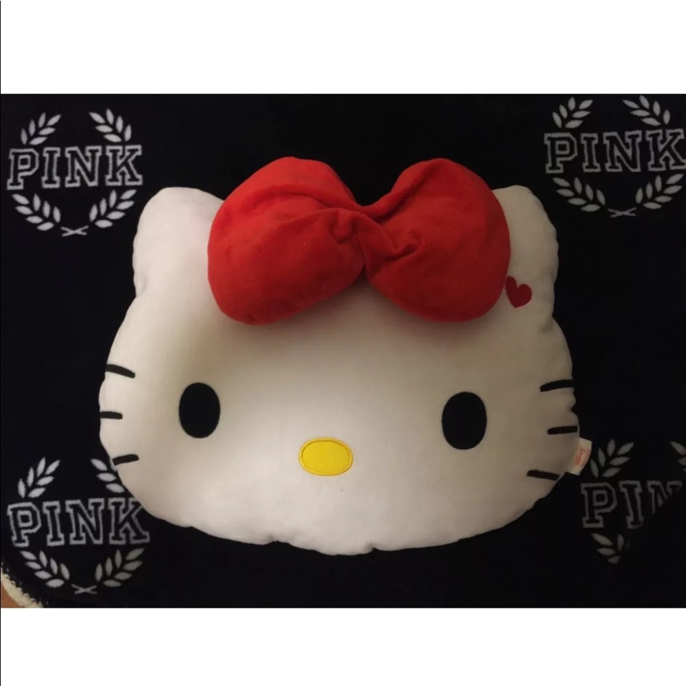 Hello Kitty Face Plush Pillow - Gem